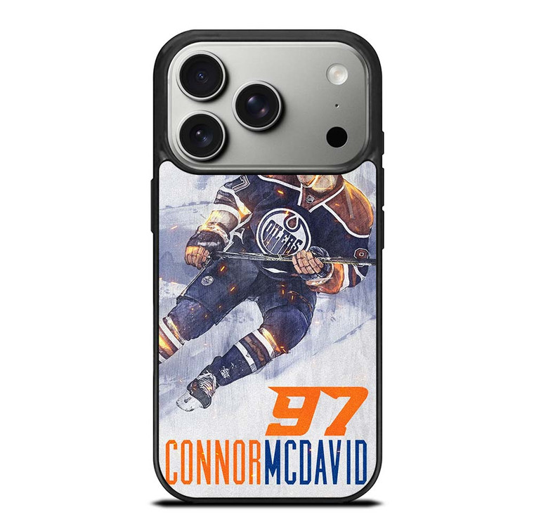CONNOR MCDAVID EDMONTON OILERS 2 iPhone 17 Pro Case Cover