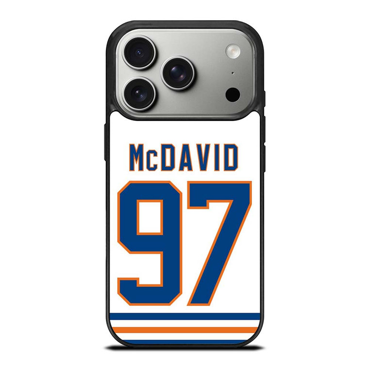 CONNOR MCDAVID EDMONTON OILERS KIT iPhone 17 Pro Case Cover
