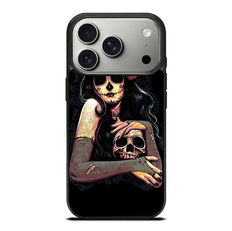 DAY OF THE DEAD ART iPhone 17 Pro Case Cover