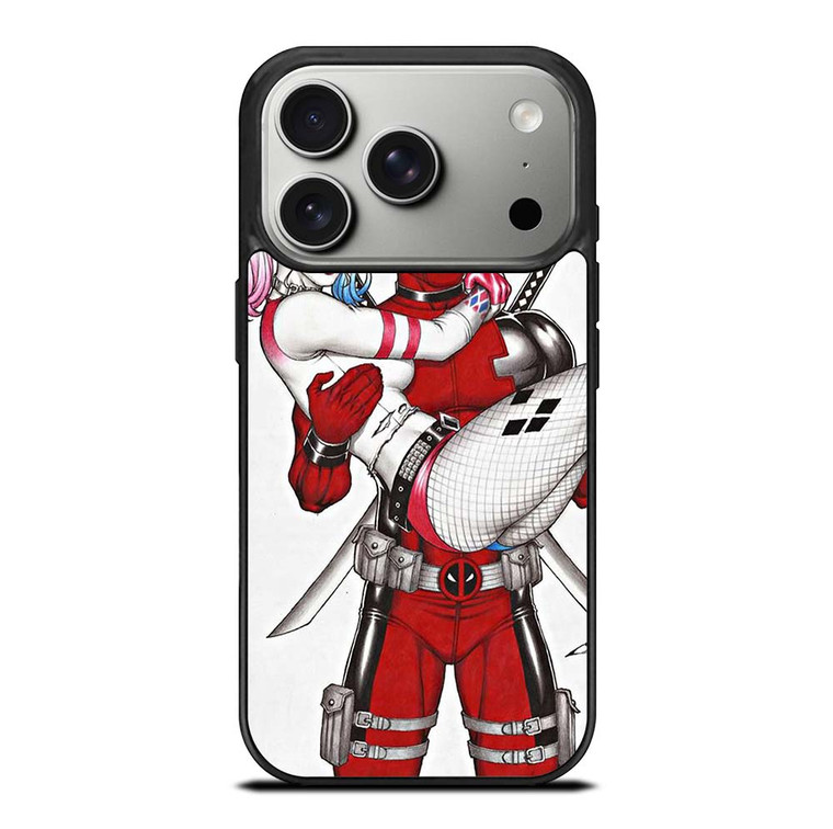 DEADPOOL HARLEY QUINN CARTOON iPhone 17 Pro Case Cover