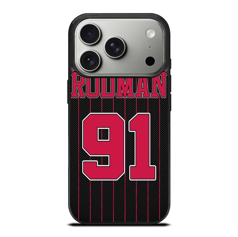DENNIS RODMAN CHICAGO BULLS 2 iPhone 17 Pro Case Cover