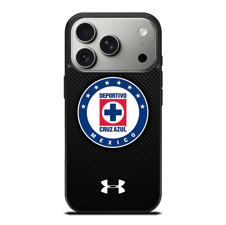 DEPORTIVO CRUZ AZUL CARBON LOGO iPhone 17 Pro Case Cover