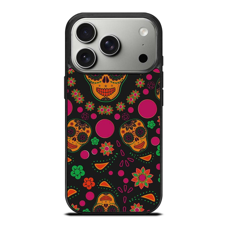 DIA DE LOS MUERTOS PATTERN iPhone 17 Pro Case Cover