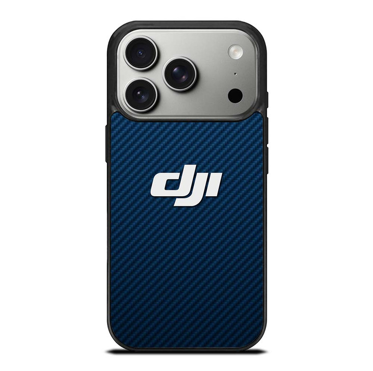 DJI DRONE CAMERA BLUE CARBON iPhone 17 Pro Case Cover