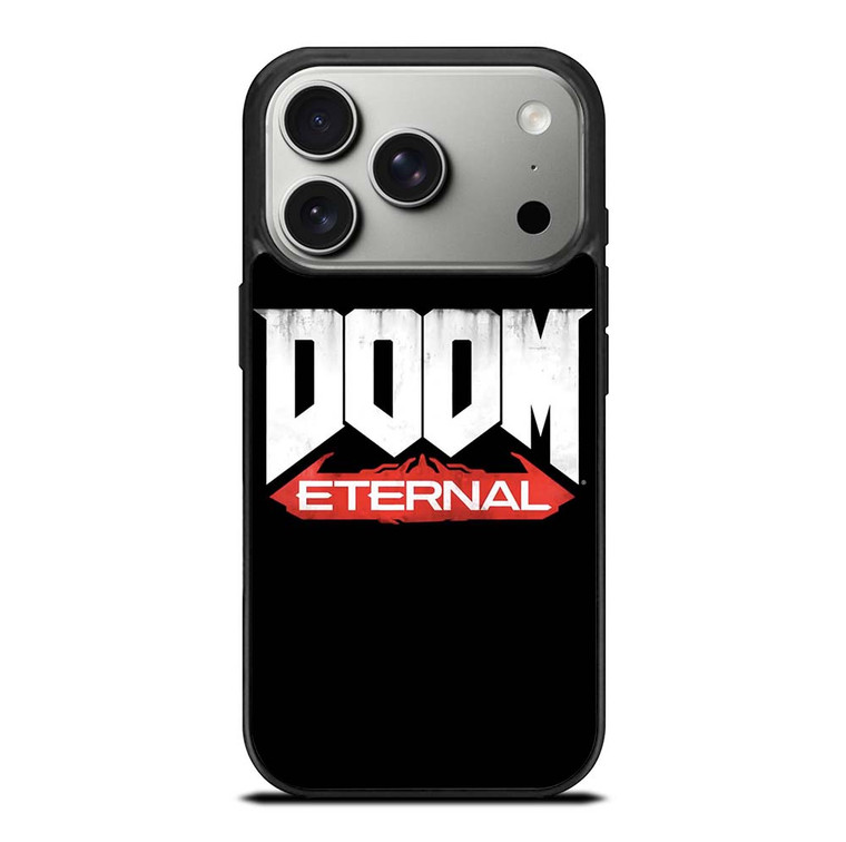 DOOM ETERNAL GAMES LOGO BLACK iPhone 17 Pro Case Cover