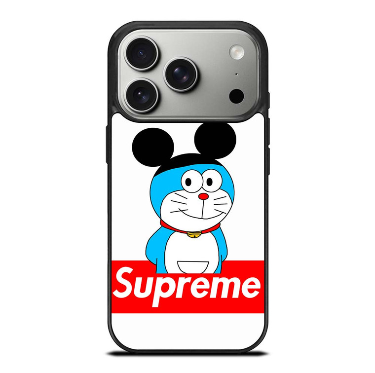 DORAEMON WITH MICKEY SUPREME iPhone 17 Pro Case Cover