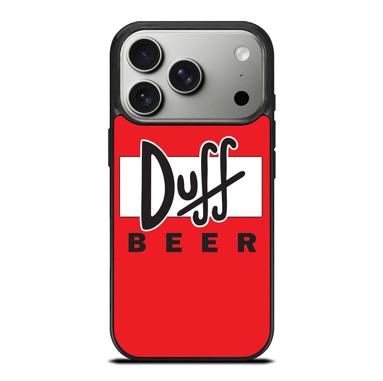DUFF BEER THE SIMPSONS CARTOON 2 iPhone 17 Pro Case Cover