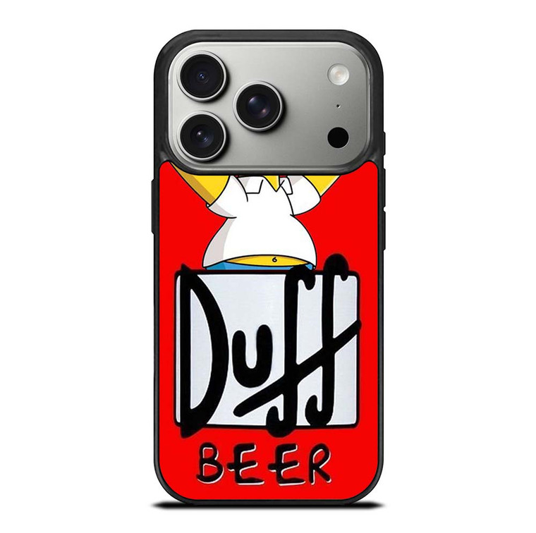 DUFF BEER THE SIMPSONS CARTOON 4 iPhone 17 Pro Case Cover