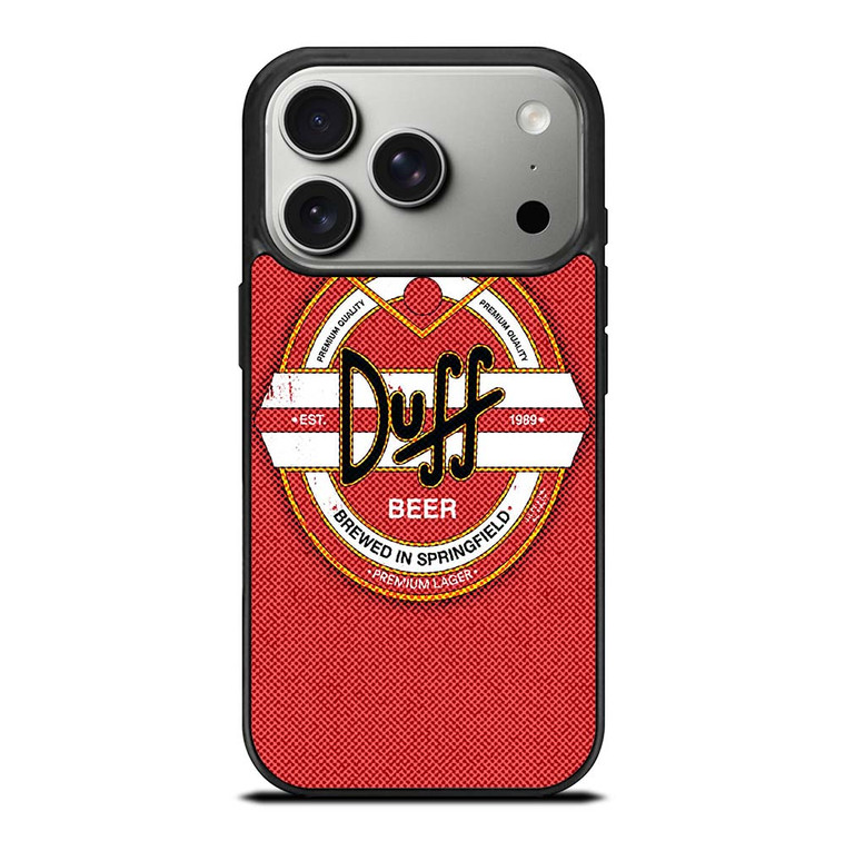 DUFF BEER THE SIMPSONS LOGO 2 iPhone 17 Pro Case Cover