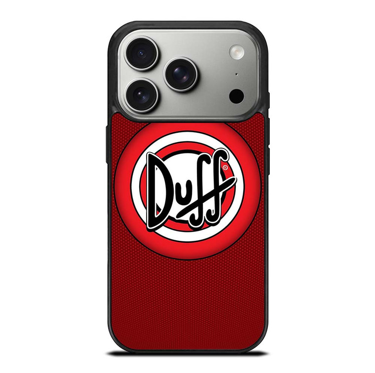 DUFF BEER THE SIMPSONS LOGO iPhone 17 Pro Case Cover