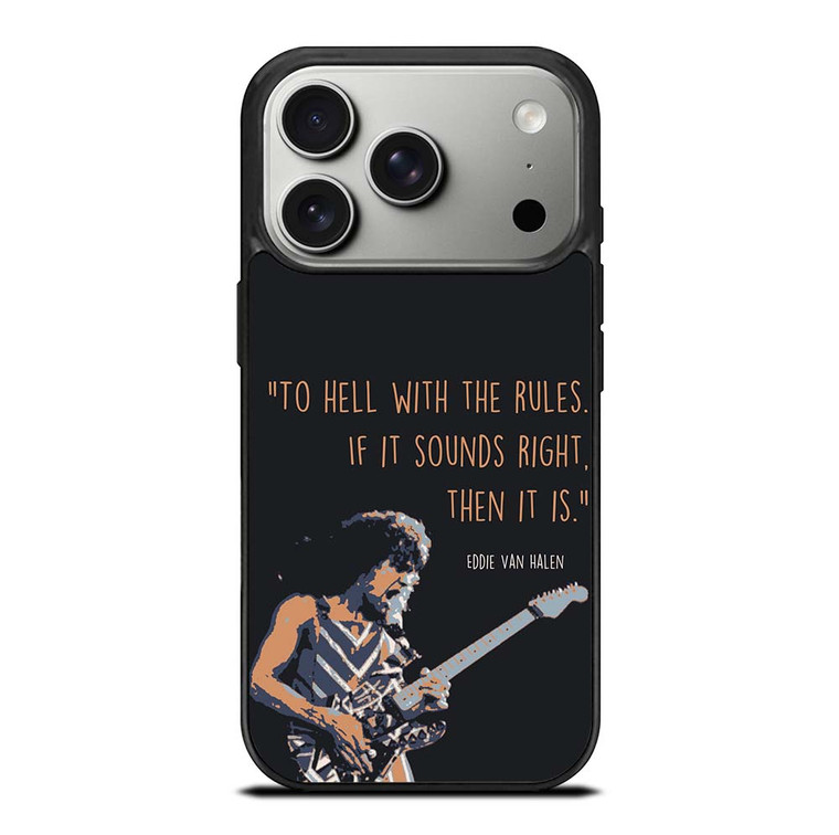 EDDIE VAN HALEN QUOTES iPhone 17 Pro Case Cover