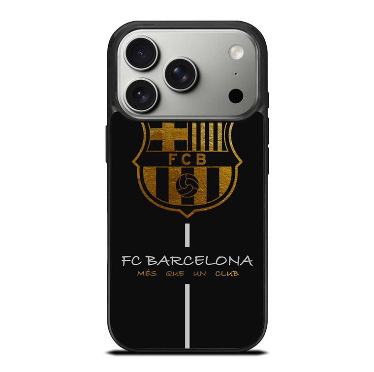 FC BARCELONA MES QUE UN CLUB GOLD iPhone 17 Pro Case Cover