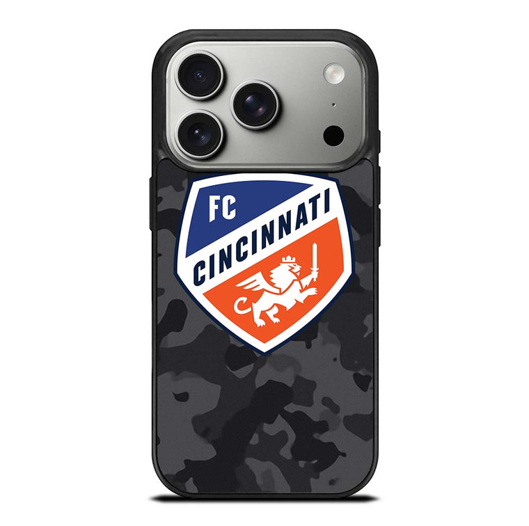 FC CINCINNATI MLS BLACK CAMO iPhone 17 Pro Case Cover