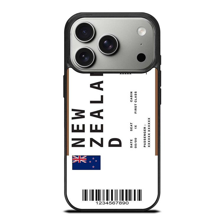 FLIGHT TICKETS NEW ZEALAND iPhone 17 Pro Case Cover