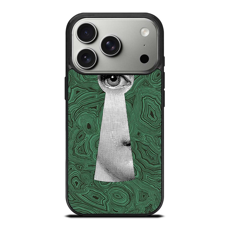 FORNASETTI MALACHITE EYE KEY iPhone 17 Pro Case Cover