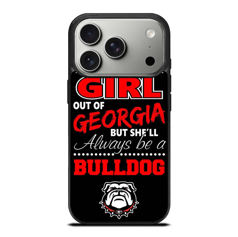 GEAORGIA BULLDOGS FOOTBALL GIRL iPhone 17 Pro Case Cover