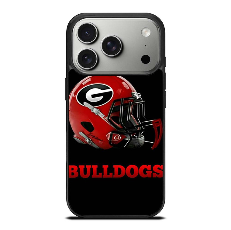 GEORGIA BULLDOGS FOOTBALL HELMET iPhone 17 Pro Case Cover