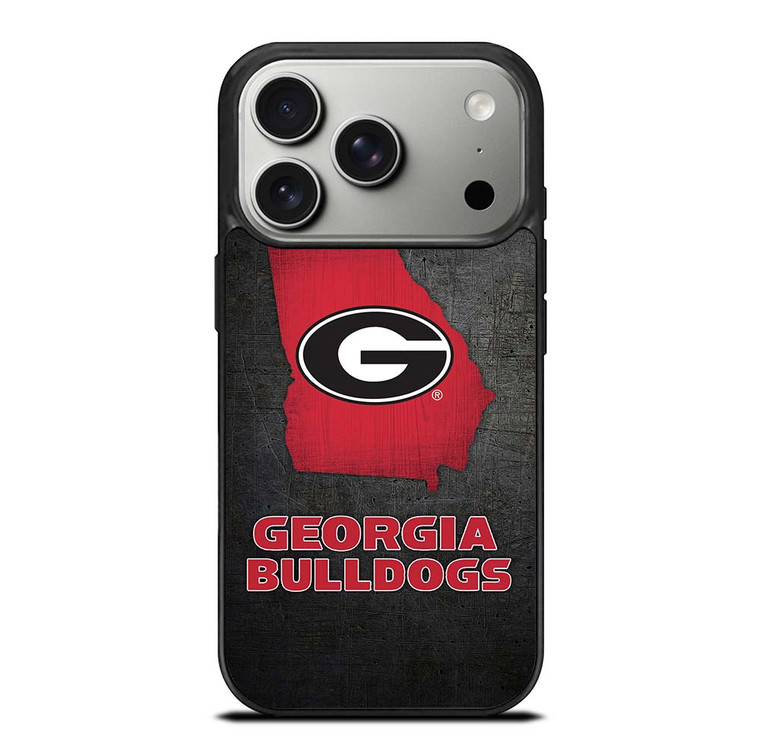 GEORGIA BULLDOGS SYMBOL METAL iPhone 17 Pro Case Cover