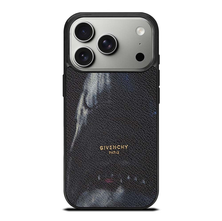 GIVENCHY PARIS SHARK LEATHER iPhone 17 Pro Case Cover