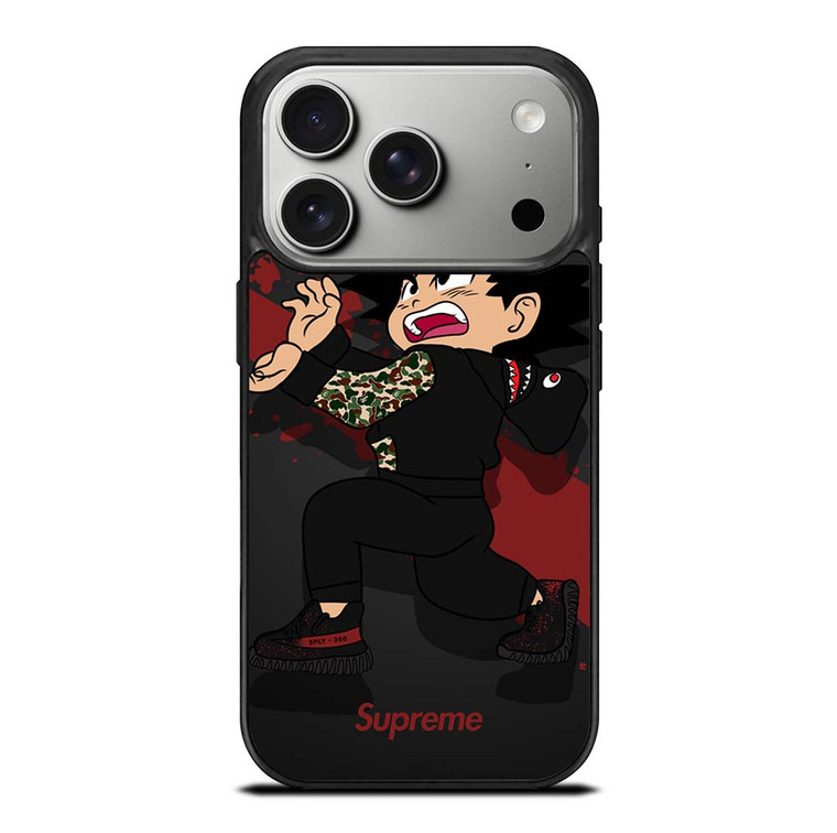 GOKU KIDS BAPE SHARK SUPREME iPhone 17 Pro Case Cover