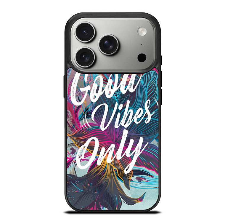 GOOD VIBES ONLY VINTAGE iPhone 17 Pro Case Cover
