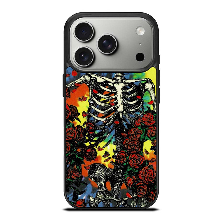 GRATEFUL DEAD SKULL AND ROSE NEW iPhone 17 Pro Case Cover