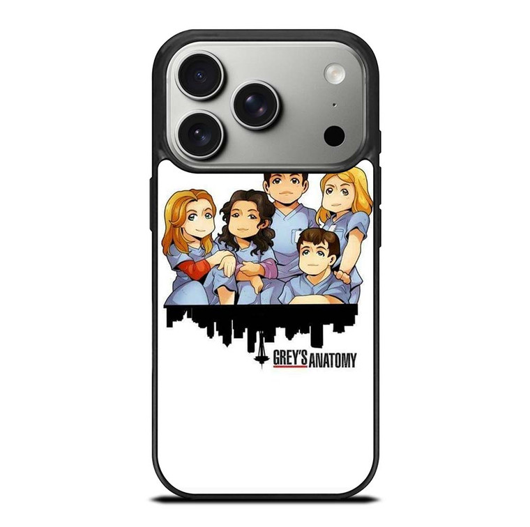 GREY'S ANATOMY CARTOON iPhone 17 Pro Case Cover
