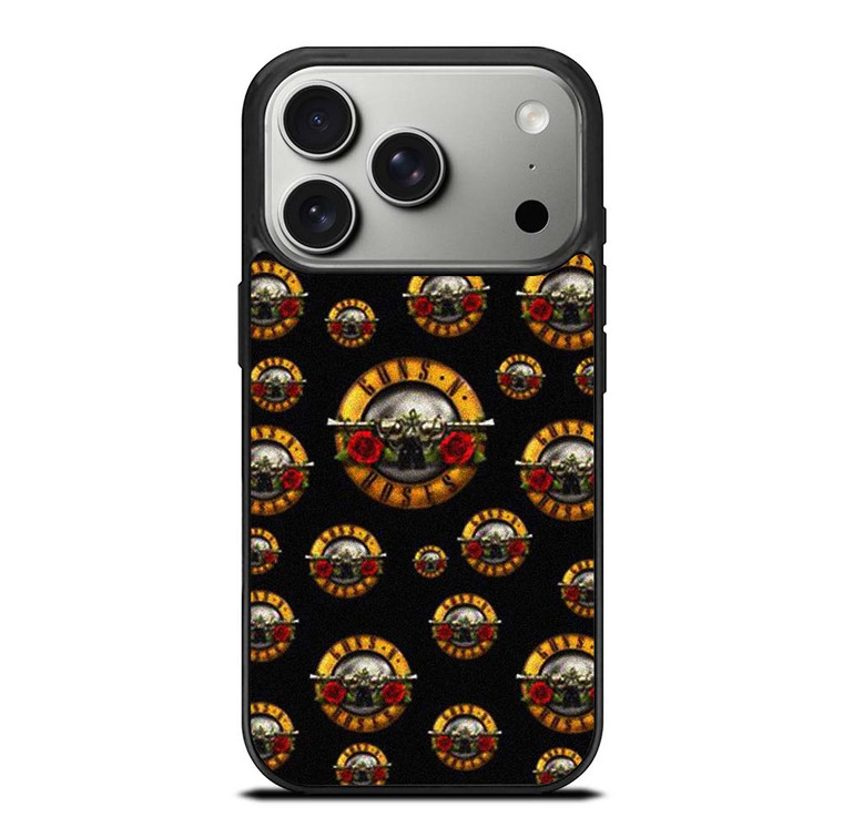 GUNS N ROSES ROCK BAND PATTERN iPhone 17 Pro Case Cover