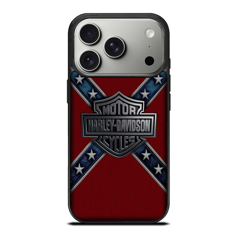 HARLEY DAVIDSON FLAG CARBON iPhone 17 Pro Case Cover