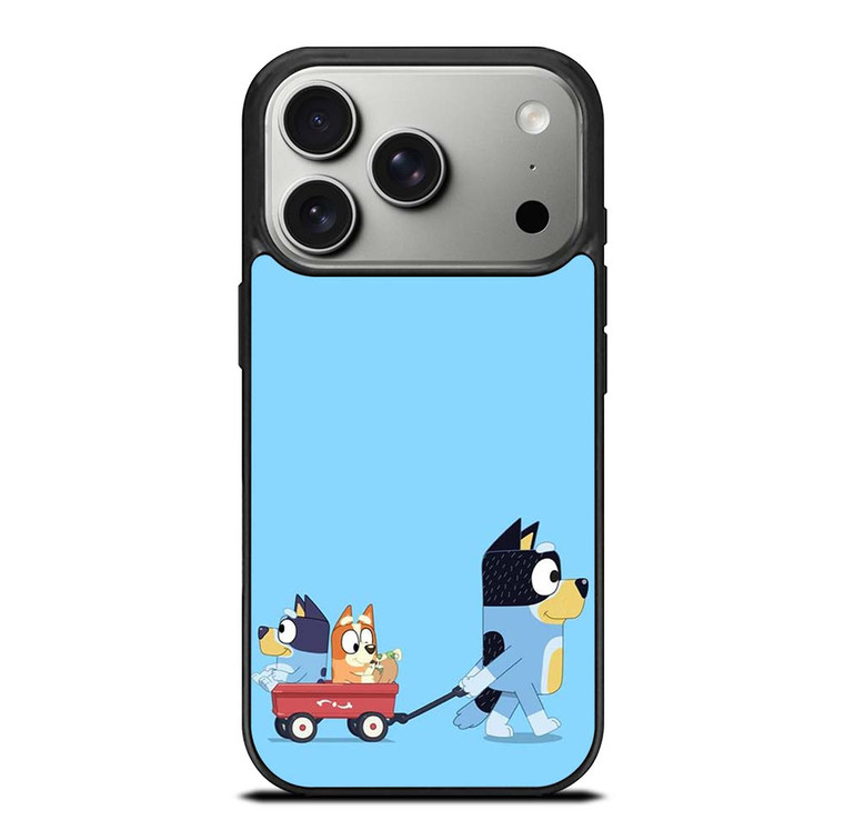 HEELERS FAMILY BLUEY CARTOON iPhone 17 Pro Case Cover