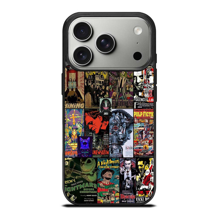 HORROR MOVIE COLLAGE iPhone 17 Pro Case Cover