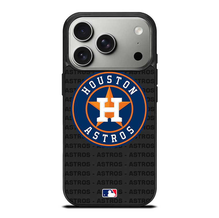 HOUSTON ASTROS BASEBALL BLACK iPhone 17 Pro Case Cover