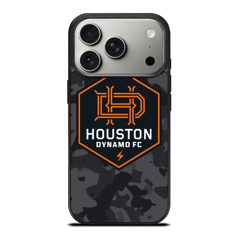 HOUSTON DYNAMO FC MLS BLACK CAMO iPhone 17 Pro Case Cover