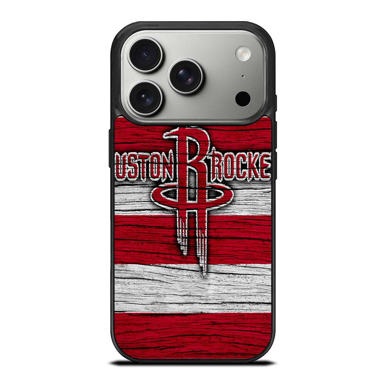 HOUSTON ROCKETS WOODEN LOGO iPhone 17 Pro Case Cover