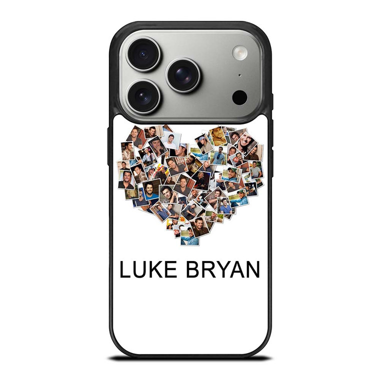 I LOVE LUKE BRYAN COLLAGE iPhone 17 Pro Case Cover