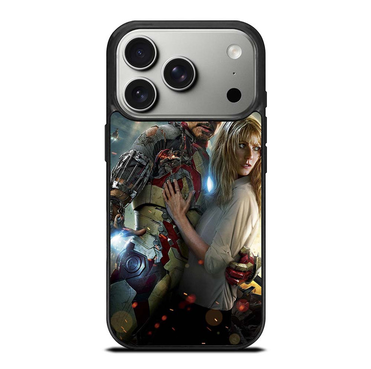 IRON MAN TONY STARK AND PEPPER iPhone 17 Pro Case Cover