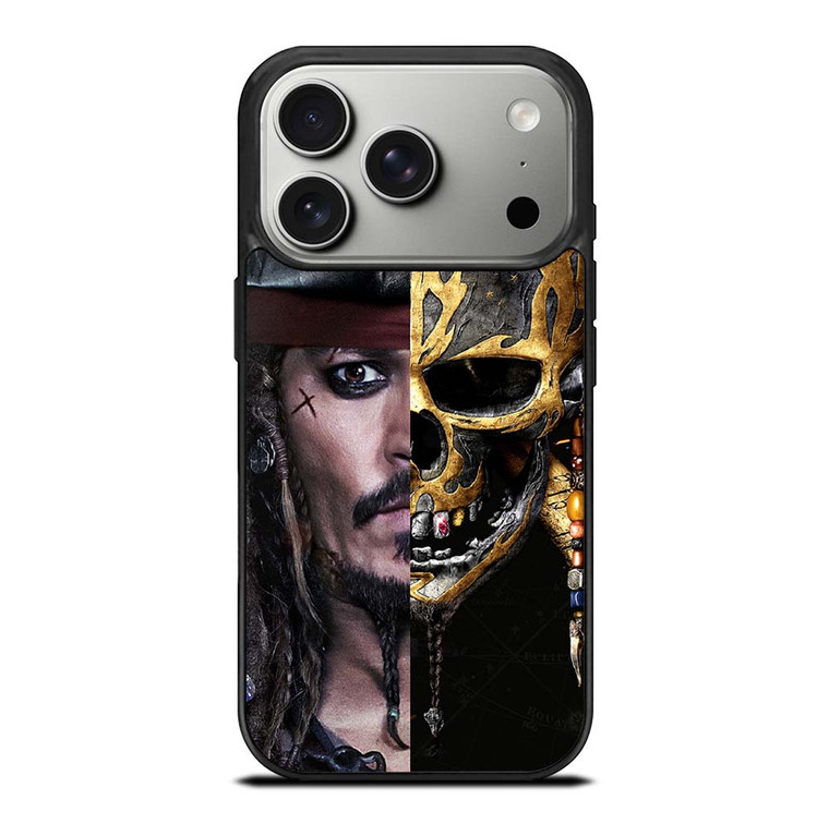 JACK SPARROW PIRATES OF THE CARIBBEAN SKULL iPhone 17 Pro Case Cover