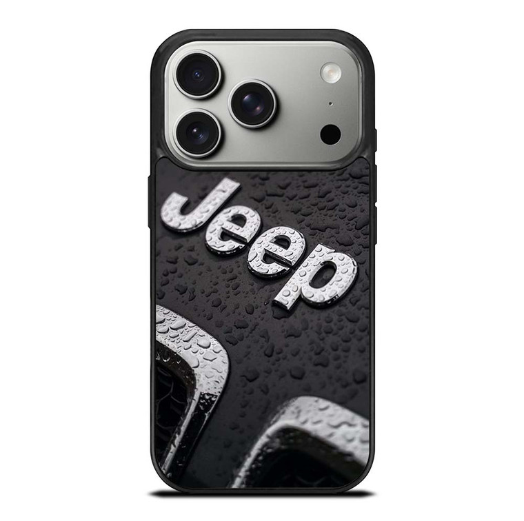 JEEP CAR LOGO UNDER RAIN iPhone 17 Pro Case Cover