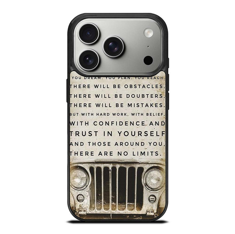 JEEP FUNNY QUOTES iPhone 17 Pro Case Cover