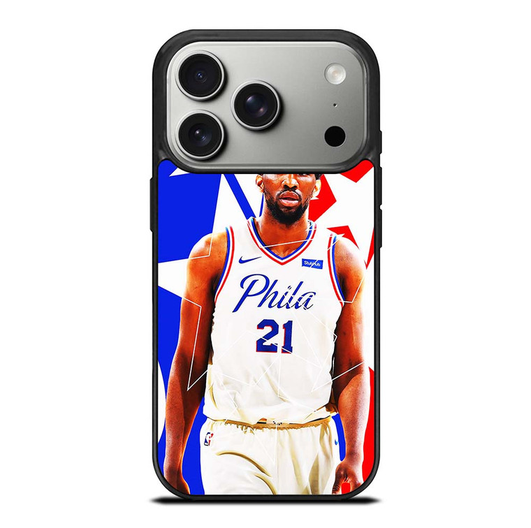 JOEL EMBIID PHILADELPHIA SIXERS 2 iPhone 17 Pro Case Cover