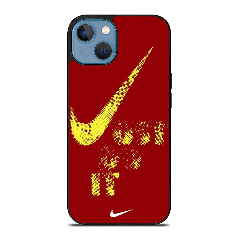 NIKE JUST DO IT RED HALFTONE iPhone 13 Case Cover