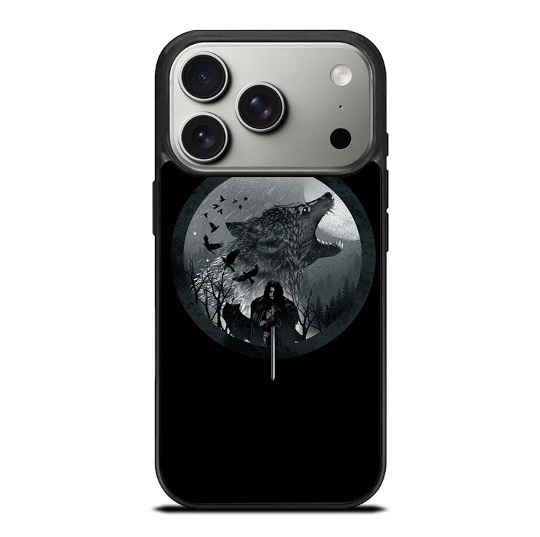 JON SNOW WOLF iPhone 17 Pro Case Cover