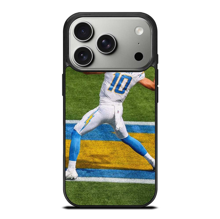 JUSTIN HERBERT 10 LOS ANGELES CHARGERS NFL FOOTBALL iPhone 17 Pro Case Cover