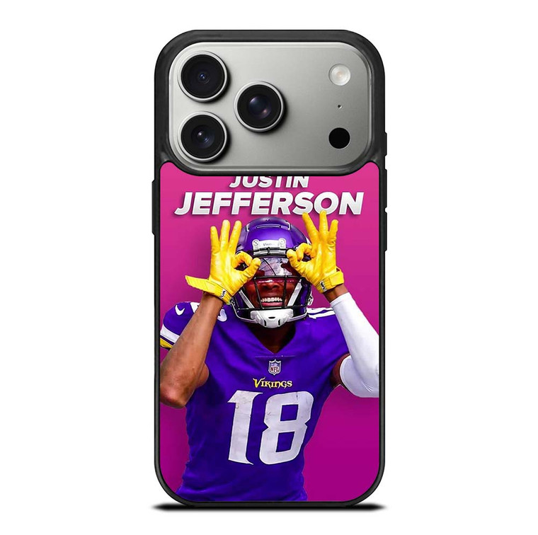 JUSTIN JEFFERSON MINNESOTA VIKINGS iPhone 17 Pro Case Cover