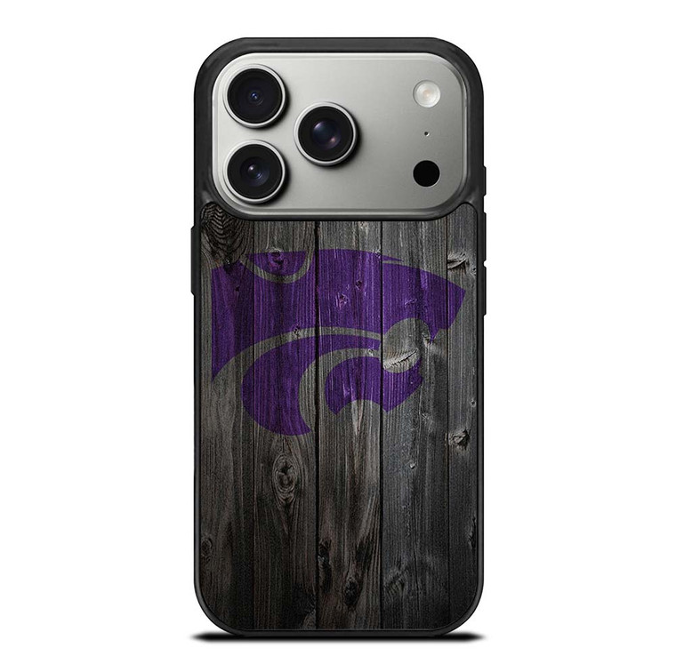 KANSAS CITY WILDCATS WOODEN LOGO iPhone 17 Pro Case Cover