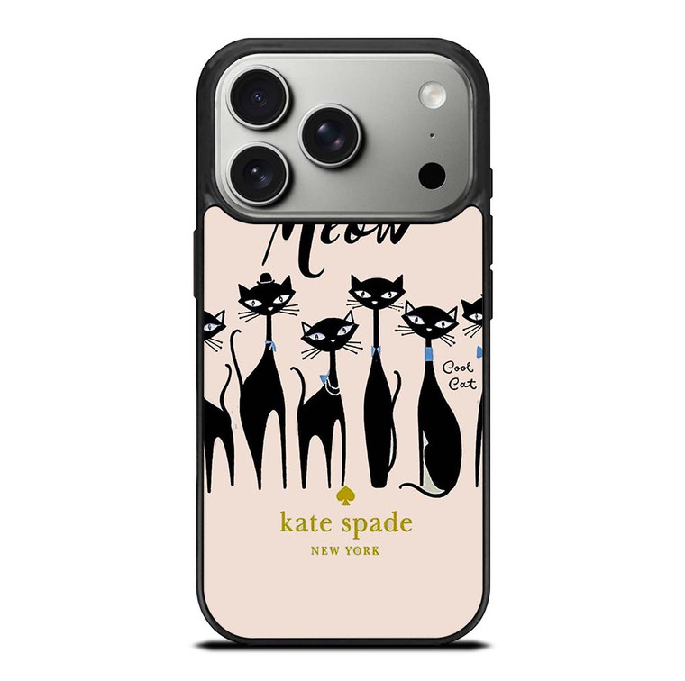 KATE SPADE MEOW CAT iPhone 17 Pro Case Cover