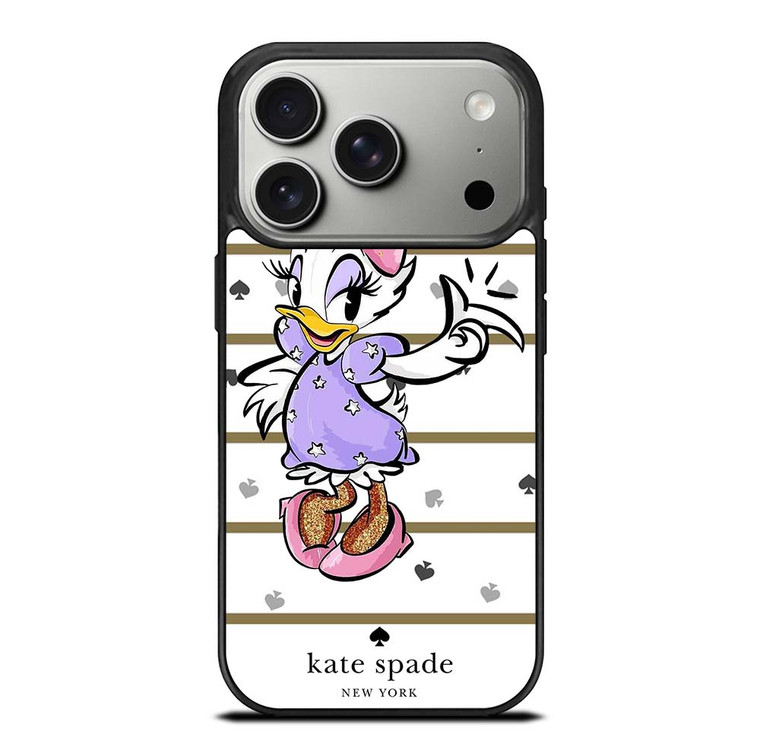 KATE SPADE NEW YORK LOGO DAISY DUCK DISNEY iPhone 17 Pro Case Cover