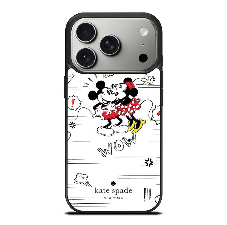 KATE SPADE NEW YORK LOGO X MICKEY MINNIE MOUSE DISNEY iPhone 17 Pro Case Cover