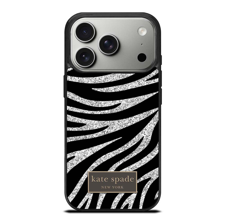 KATE SPADE NEW YORK ZEBRA PATTERN iPhone 17 Pro Case Cover