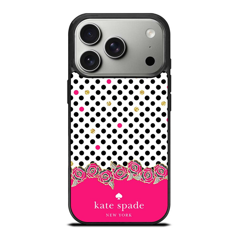 KATE SPADE PINK POLKADOTS iPhone 17 Pro Case Cover